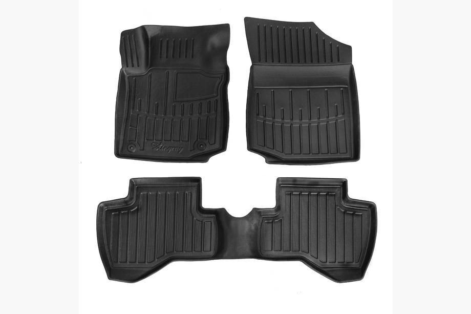 Peugeot 107 2005–2014 Stingray 3D gummimattor (3 st) Image