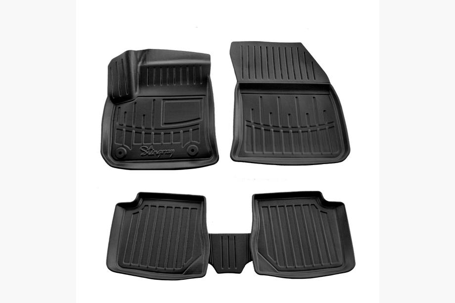 Peugeot 2008 2019– Stingray 3D gummimattor (Electro, 5 st) Image