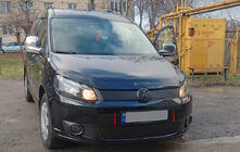 Volkswagen Caddy 2010–2015 Vintertäckning för grillen (nedre) Matt foto 1