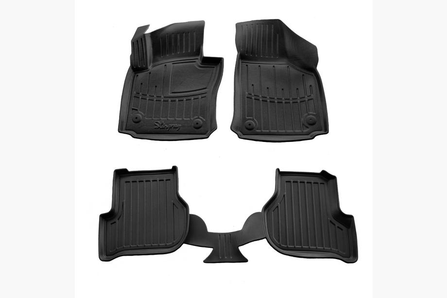 Seat Leon 2005–2012 Stingray 3D gummimattor för kupé (4 st) Image