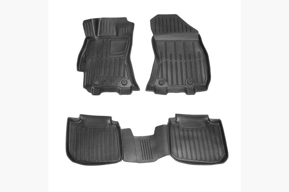 Subaru Outback 2014–2019 Stingray 3D gummimattor för kupén (5 st) Image