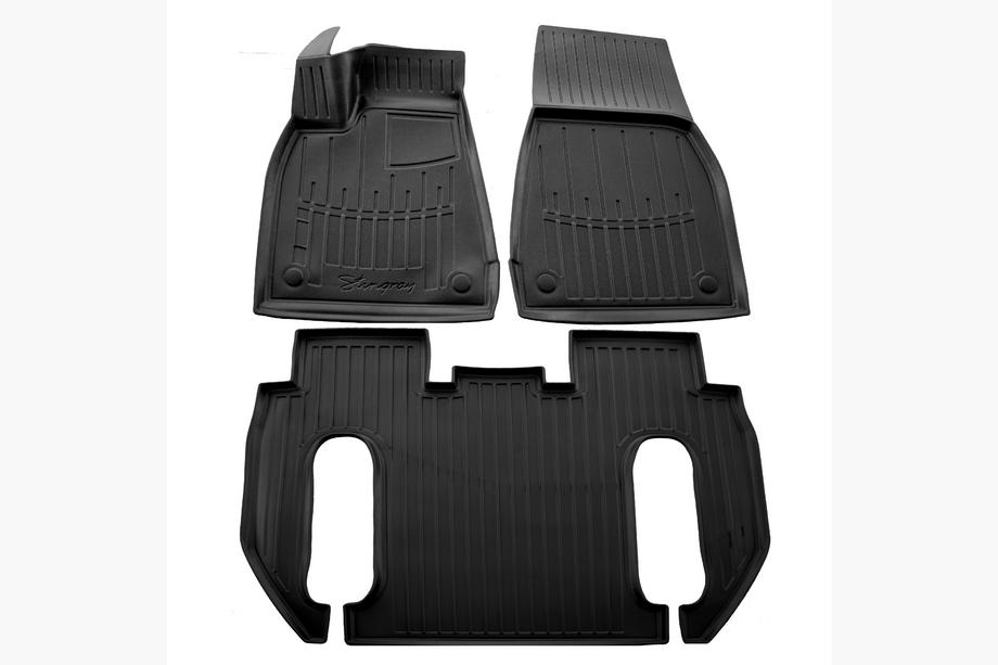 Fiat Sedici 2006–2014 Stingray 3D gummimattor för kupé (6-sits, 3 st) Image