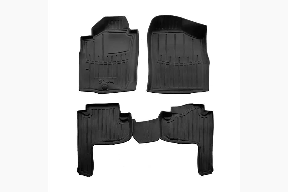 Toyota Land Cruiser 90 Prado 1996–2002 Stingray 3D gummimattor för kupén (5-dörrars, 5 st) Image