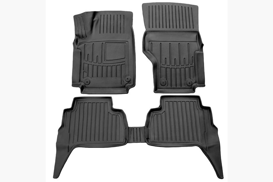 Volkswagen Amarok 2010–2022 Stingray 3D gummimattor för kupén (5 st) Image