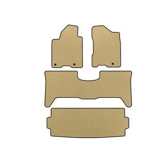 EVA bilmattor (3 rader, 2003-2008, beige) Nissan Armada 2003–2015