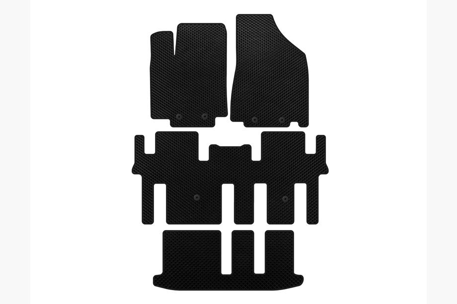 Nissan Pathfinder R52 2012–2021 EVA-mattor (3 rader, svart) Image