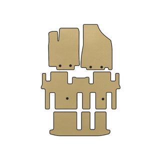 EVA-mattor (3 rader, beige)