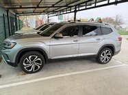 Volkswagen Atlas (Terramont) 2016– Takräcke (lastbågar) för vanliga takrails utan lås/nyckel Flybar V1 (2 st) foto 2