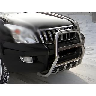 Hög frontbåge (rostfritt stål) Toyota Land Cruiser Prado 120 2002–2009