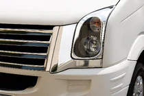 Volkswagen Crafter 2006–2016 Kromramar till strålkastare (2 st, rostfritt stål) foto 3