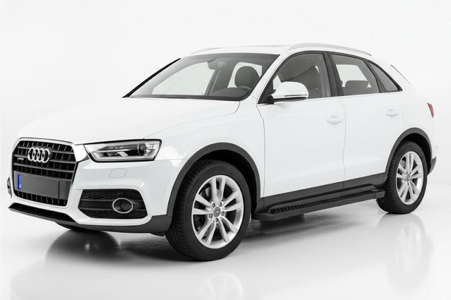 Audi Q3 2011–2019 Sidosteg Allmond Black (2 st, aluminium) Image