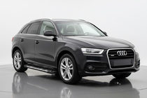 Audi Q3 2011–2019 Sidosteg Sunrise (2 st, aluminium) foto 1