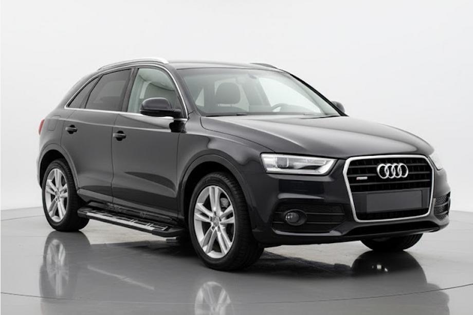 Audi Q3 2011–2019 Sidosteg Sunrise (2 st, aluminium) Image