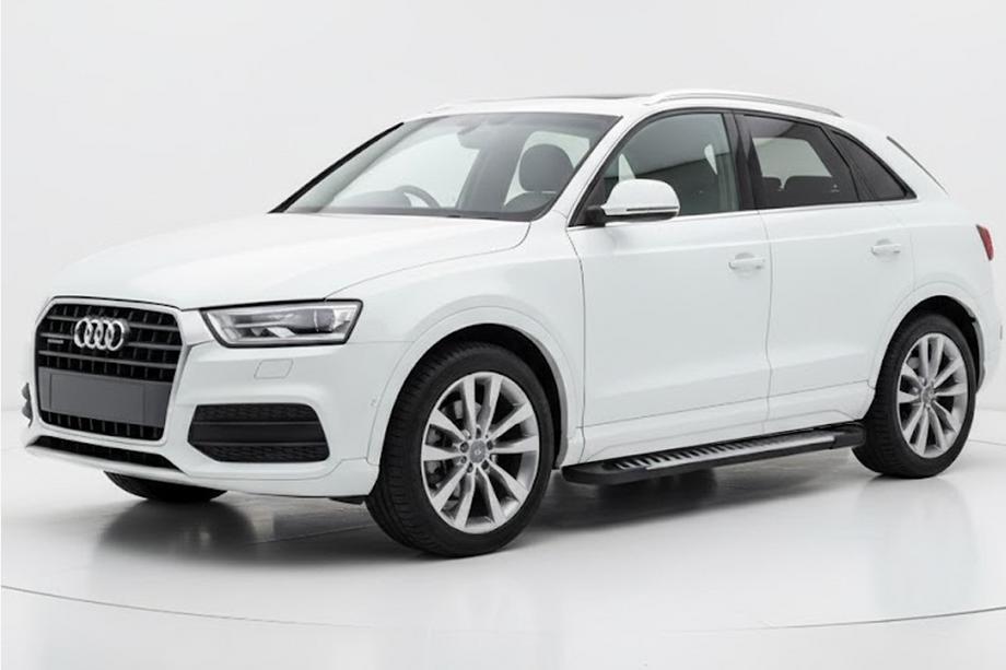 Audi Q3 2011–2019 Sidosteg Line (2 st, aluminium) Image