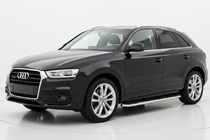 Audi Q3 2011–2019 Sidosteg Maydos V1 (2 st, aluminium ↗ rostfritt stål) foto 1