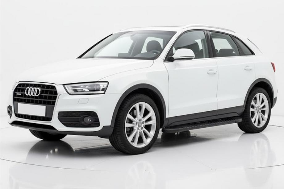 Audi Q3 2011–2019 Sidosteg Bosphorus Black (2 st, aluminium) Image
