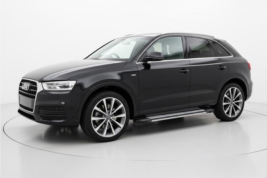 Audi Q3 2011–2019 Sidosteg Rainbow (2 st, aluminium) Image