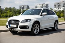 Audi Q5 2008–2017 Sidosteg Tayga (2 st, aluminium) foto 1