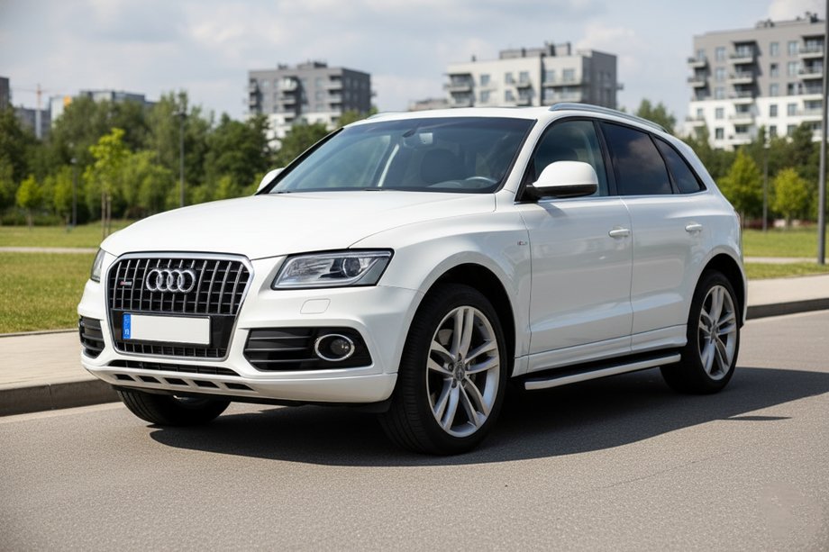 Audi Q5 2008–2017 Sidosteg Tayga (2 st, aluminium) Image