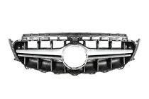 Mercedes E-class coupé C238 2016–2024 Frontgrill i E63 AMG-design Silver (för Avantgarde/AMG-Line/E43/E53 2016-2020) foto 1