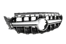 Mercedes E-class coupé C238 2016–2024 Frontgrill i E63 AMG-design Silver (för Avantgarde/AMG-Line/E43/E53 2016-2020) foto 3