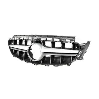 Frontgrill i E63 AMG-design Silver (för Avantgarde/AMG-Line/E43/E53 2016-2020) Mercedes E-class coupé C238 2016–2024 foto 2