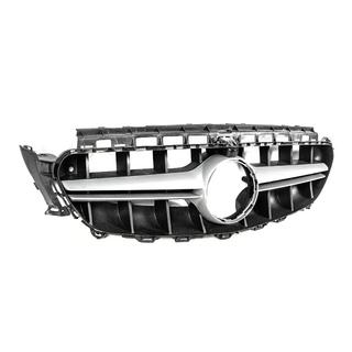 Frontgrill i E63 AMG-design Silver (för Avantgarde/AMG-Line/E43/E53 2016-2020) Mercedes E-class coupé C238 2016–2024 foto 3