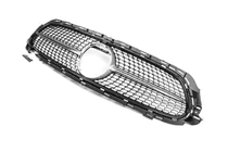Mercedes E-class coupé C238 2016–2024 Frontgrill Diamond Silver (för AMG-Line 2020-2023) foto 2