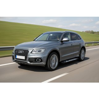 Sidosteg Sunrise (2 st, aluminium) Audi Q5 2008–2017 foto 1