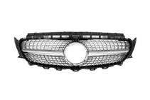 Mercedes E-class coupé C238 2016–2024 Frontgrill Diamond Silver (för Avantgarde/AMG-Line/E43 AMG/E53 AMG 2016-2020) foto 2