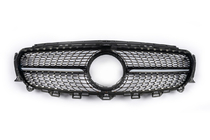 Mercedes E-class coupé C238 2016–2024 Främre grill Diamond Black (för Avantgarde/AMG-Line/E43 AMG/E53 AMG 2016-2020) foto 2