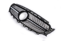 Mercedes E-class coupé C238 2016–2024 Främre grill Diamond Black (för Avantgarde/AMG-Line/E43 AMG/E53 AMG 2016-2020) foto 3