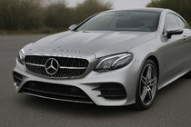 Mercedes E-class coupé C238 2016–2024 Främre grill Diamond Black (för Avantgarde/AMG-Line/E43 AMG/E53 AMG 2016-2020) foto 1