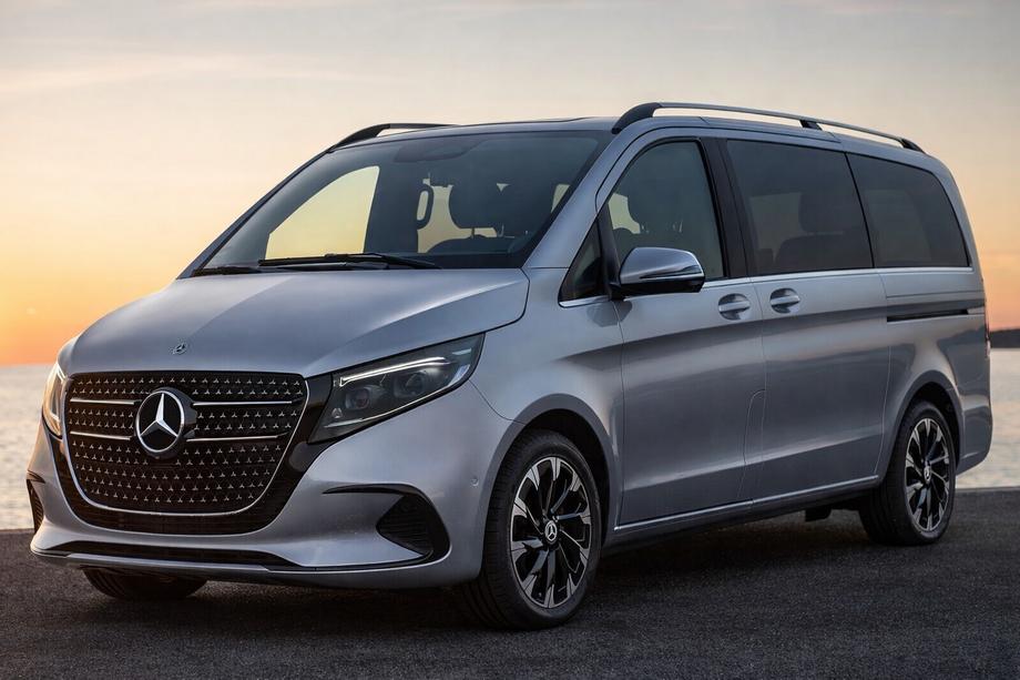 Mercedes Vito/V-klass W447 2014– Frontgrill AMG-Line (2024+) Image