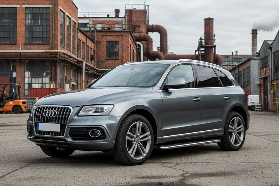 Audi Q5 2008–2017 Sidosteg Maydos V1 (2 st, aluminium ↗ rostfritt stål) Image