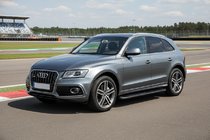 Audi Q5 2008–2017 Sidosteg Bosphorus Black (2 st, aluminium) foto 1