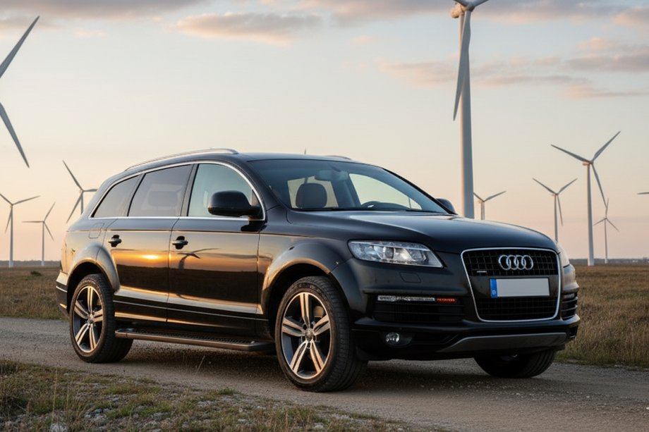 Audi Q7 2005–2015 Sidosteg Allmond Black (2 st, aluminium) Image