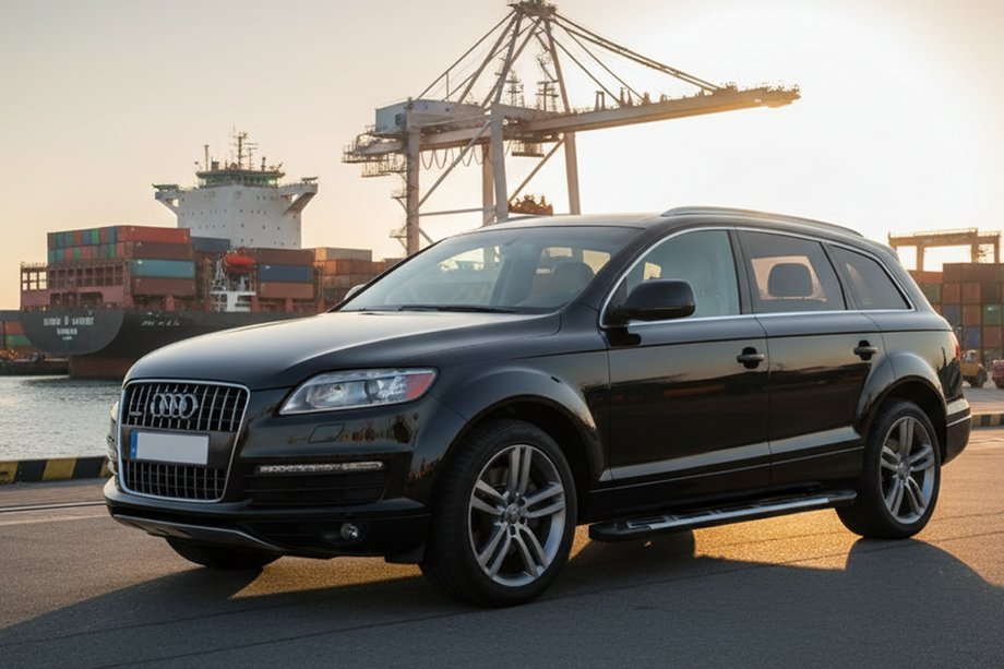 Audi Q7 2005–2015 Sidosteg Sunrise (2 st, aluminium) Image