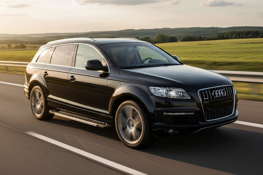 Audi Q7 2005–2015 Sidosteg RedLine V1 (2 st, aluminium) Image