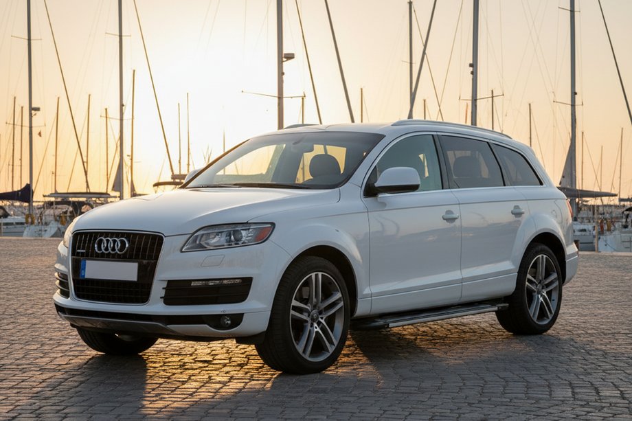 Audi Q7 2005–2015 Sidosteg Rainbow (2 st, aluminium) Image