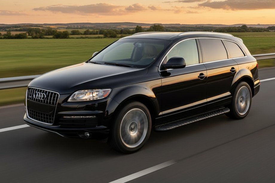 Audi Q7 2005–2015 Sidosteg Bosphorus Black (2 st, aluminium) Image