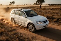 Chery Tiggo 1 2005–2016 Sidosteg Sunrise (2 st, aluminium) foto 1
