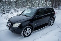 Chery Tiggo 1 2005–2016 Sidosteg Tayga (2 st, aluminium) foto 1