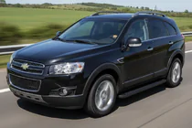Chevrolet Captiva 2006–2019 Sidosteg Allmond Black (2 st, aluminium) foto 1