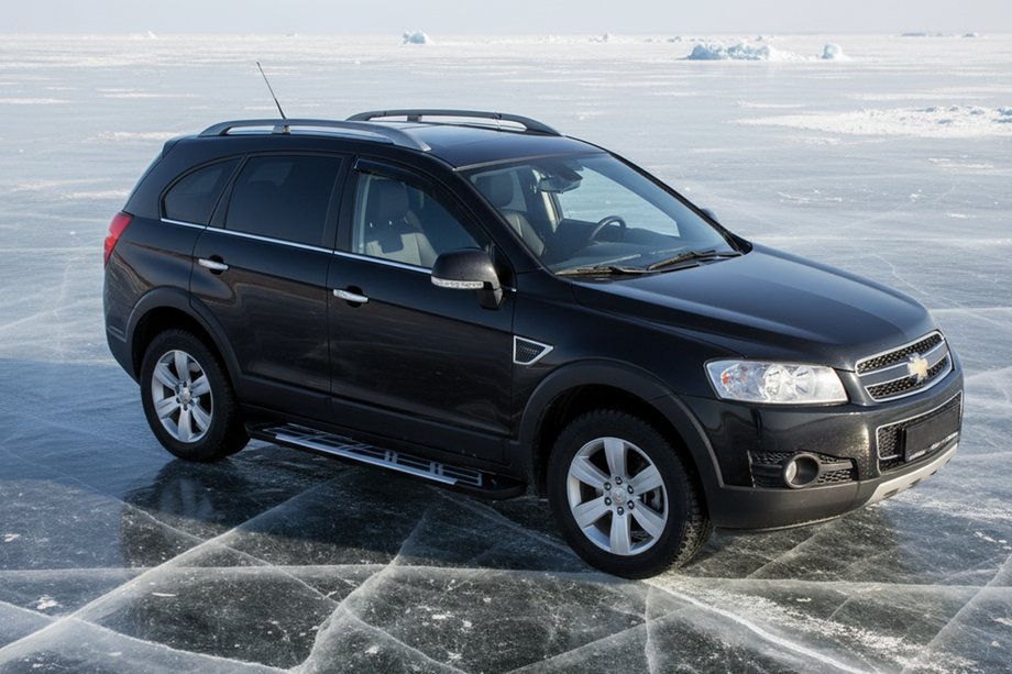 Chevrolet Captiva 2006–2019 Sidosteg Sunrise (2 st, aluminium) Image