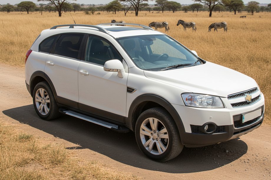 Chevrolet Captiva 2006–2019 Sidosteg Line (2 st, aluminium) Image