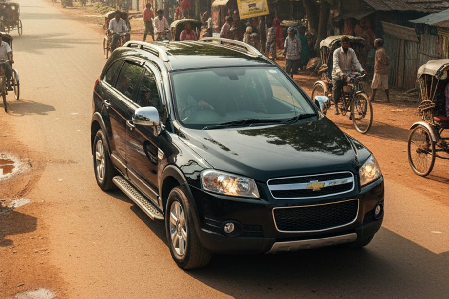 Chevrolet Captiva 2006–2019 Sidosteg Maydos V1 (2 st, aluminium ↗ rostfritt stål) Image
