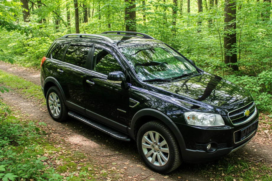 Chevrolet Captiva 2006–2019 Sidosteg Bosphorus Black (2 st, aluminium) Image