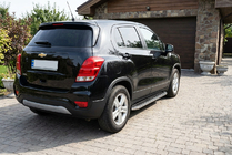 Chevrolet Trax 2012–2023 Sidosteg Maydos V1 (2 st, aluminium ↗ rostfritt stål) foto 1
