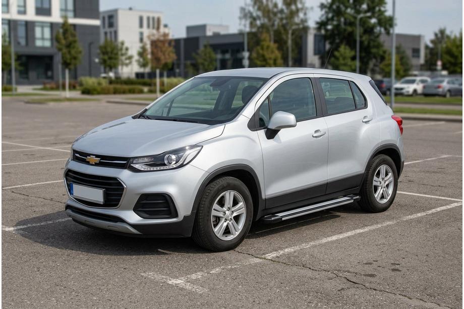 Chevrolet Trax 2012–2023 Sidosteg Rainbow (2 st, aluminium) Image